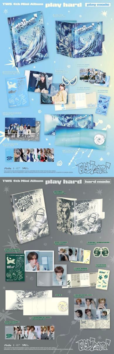TWS play hard 新品未開封 アルバム CD フォトブック トレカ 正規品