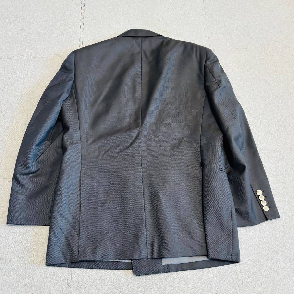 ヴィンテージ BURBERRY バーバリー スーツ ダブル セットアップ グレー