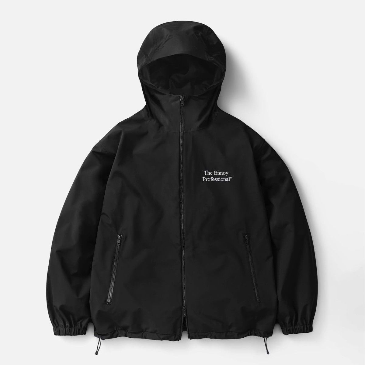 ENNOY 3LAYER SHELL HOODIE (BLACK) XXLARGE エンノイ 3レイヤー