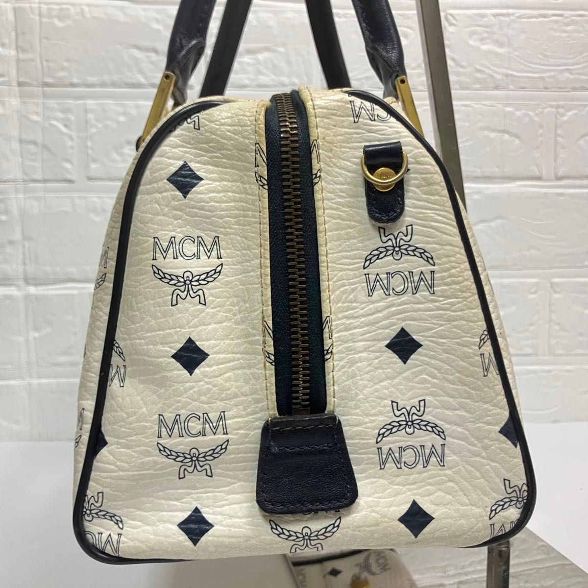 美品】MCM エムシーエム ミニボストン ボストンバッグ 旅行バッグ