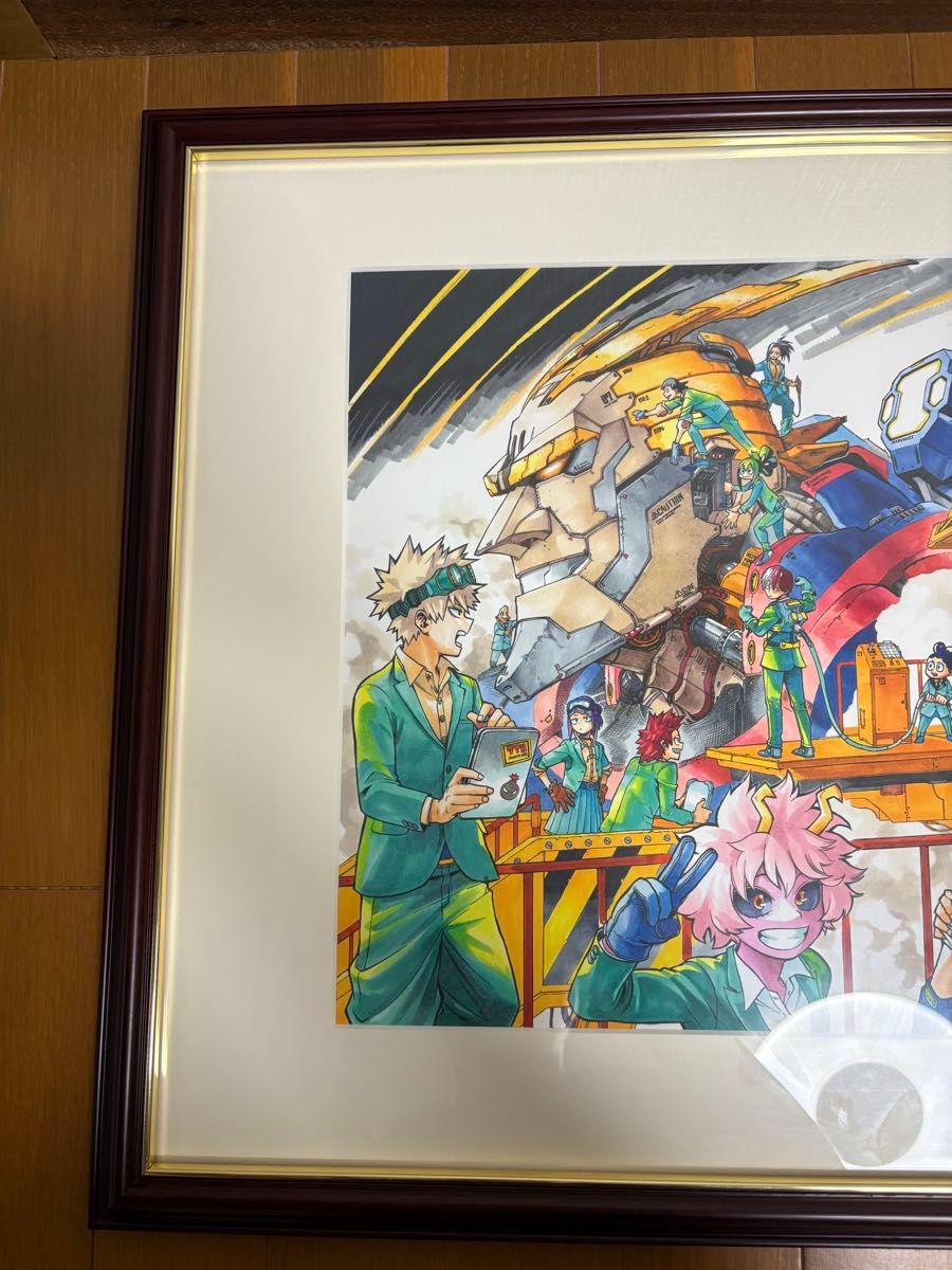僕のヒーローアカデミア ヒロアカ 額装高精細デジタルカラー 複製原画
