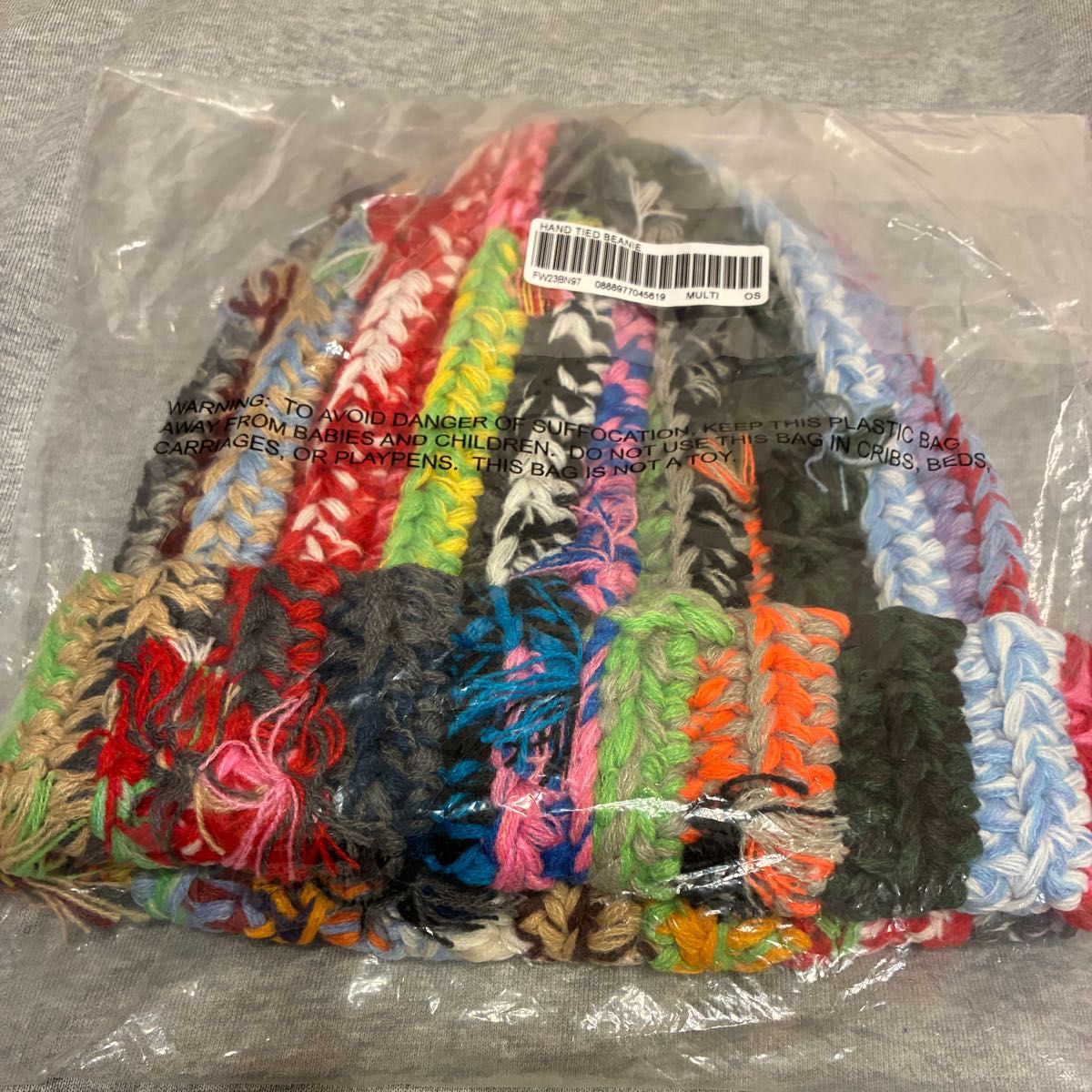 Supreme Hand Tied Beanie Multicolor シュプリーム ニット帽 ビーニー
