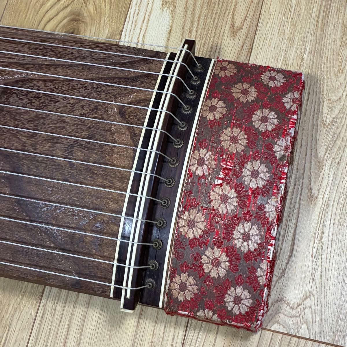 送料無料 和楽器 お琴 13弦 欠けなし 185×26cm 現状品 琴 箏 伝統楽器