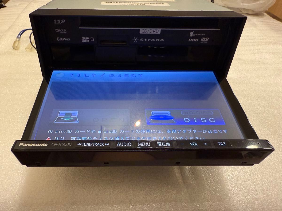 パナソニック ストラーダ CN-H500D HDDナビ 地デジ DVD CD SD