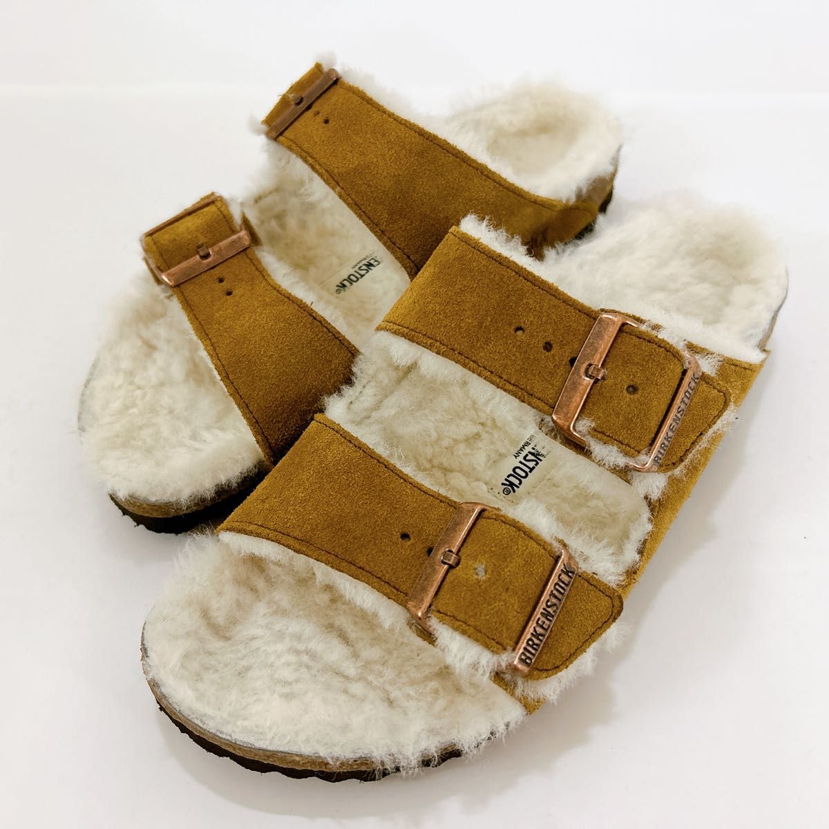 極美品 BIRKENSTOCK ビルケンシュトック アリゾナ シアリング スエード