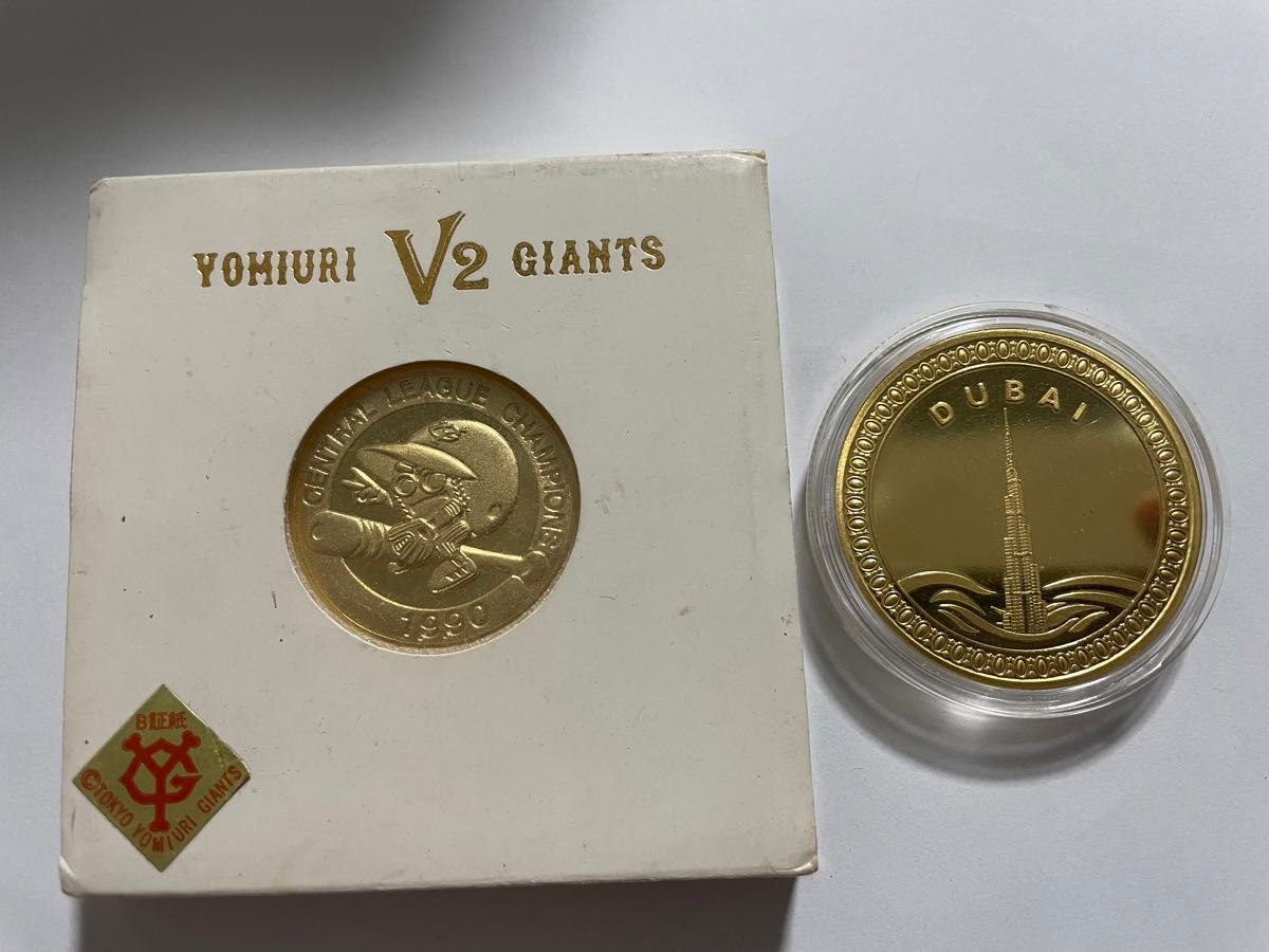 記念メダル 記念コインYOMIURI V2 1990年 DUBAI AT THE TOP メダル