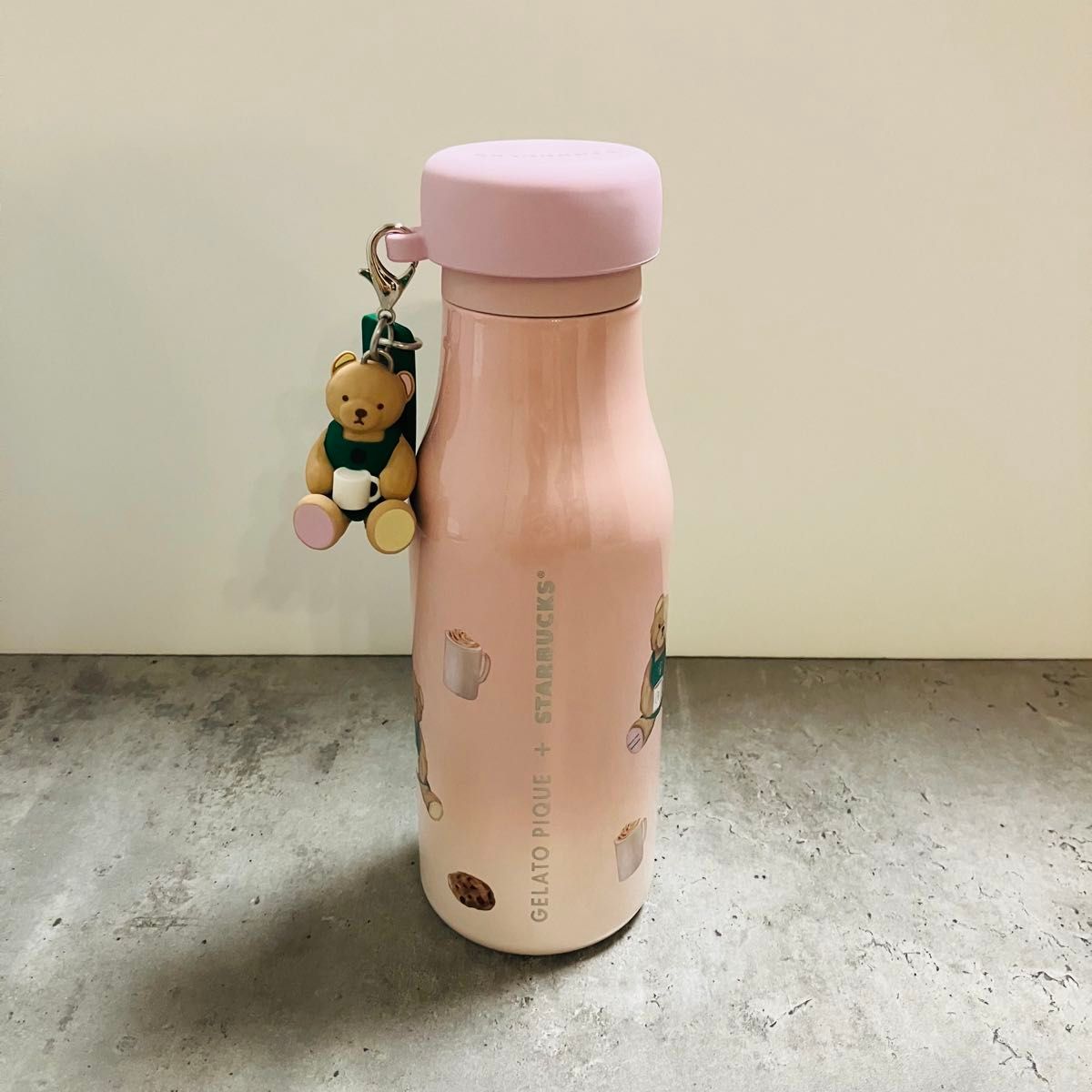 スターバックス×ジェラートピケ リッドカバーベアチャーム付き