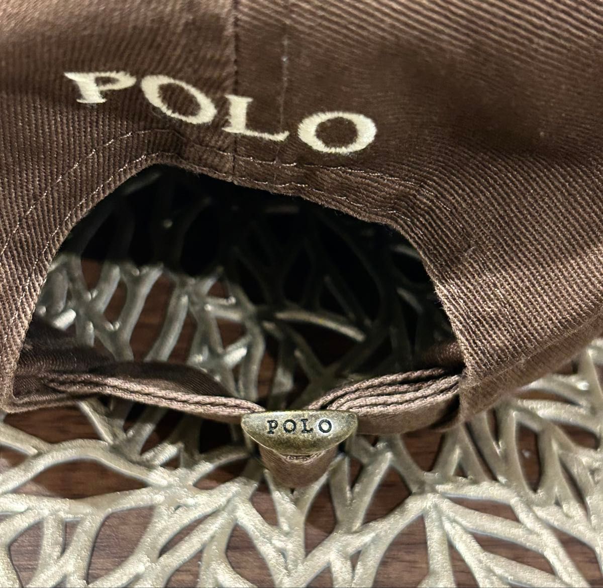 希少 《新品》ポロ ラルフ ローレン ブラウンキャップ POLO RALPH