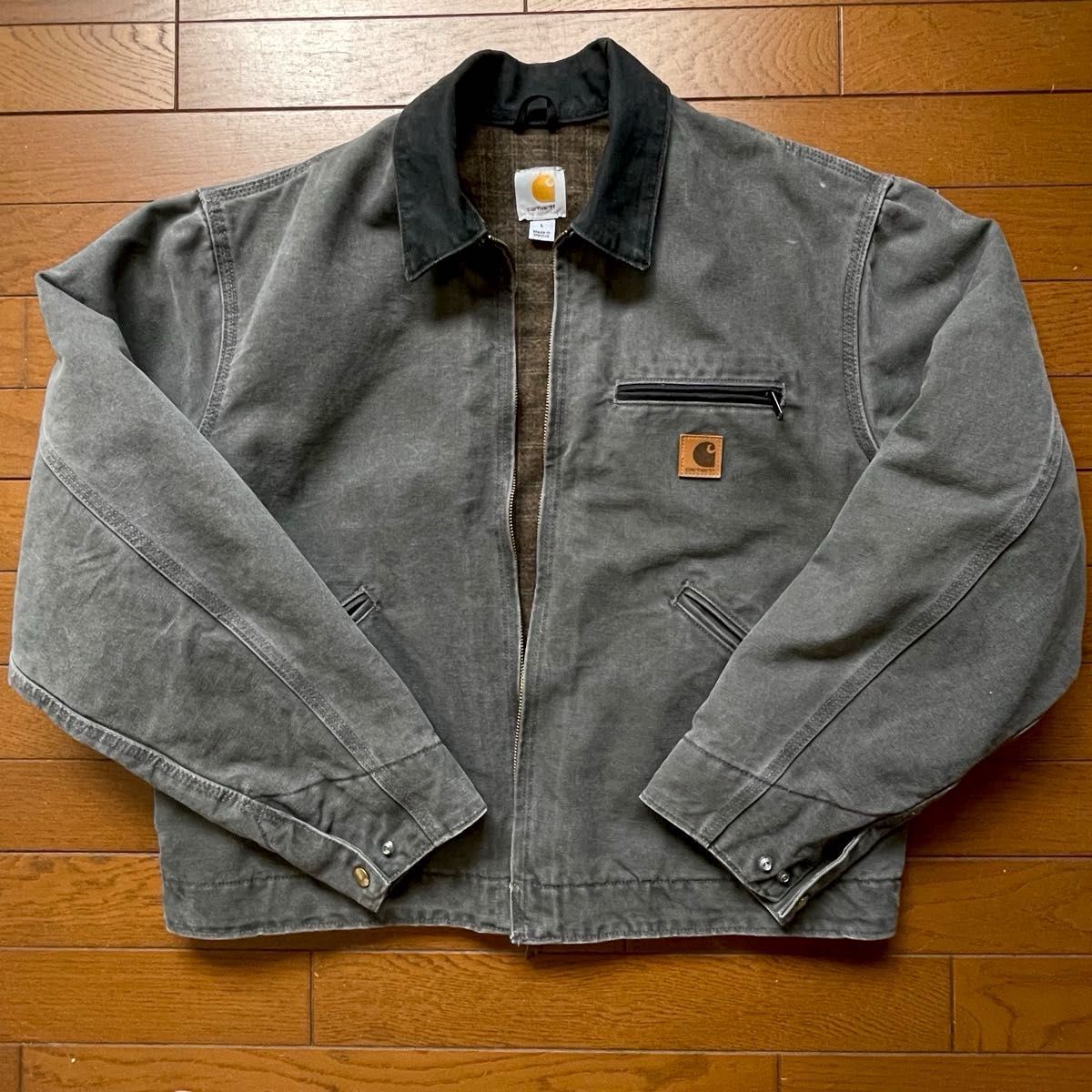 極美品 Carhartt メキシコ製 デトロイトジャケット 2017年製 J97 GVL