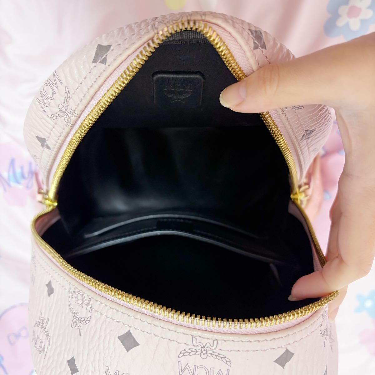 MCM リュック パウダーピンク エムシーエム リュックサック ピンク系