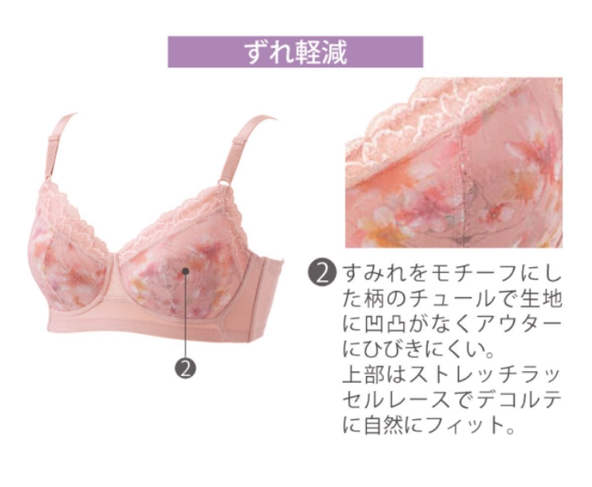 りこぴん シャルレ ミライ ブラ C75 ＆ ショーツ M りこぴん シャルレ