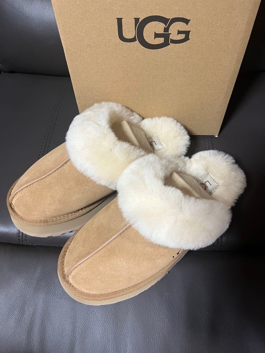 セール ラスト品 UGG アグ ディスケット チェスナット 23cm 韓国限定