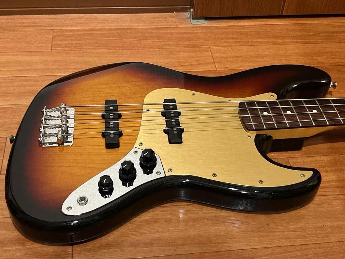 日本製 CoolZ ジャズベースタイプ JB ゴールドアノダイズド