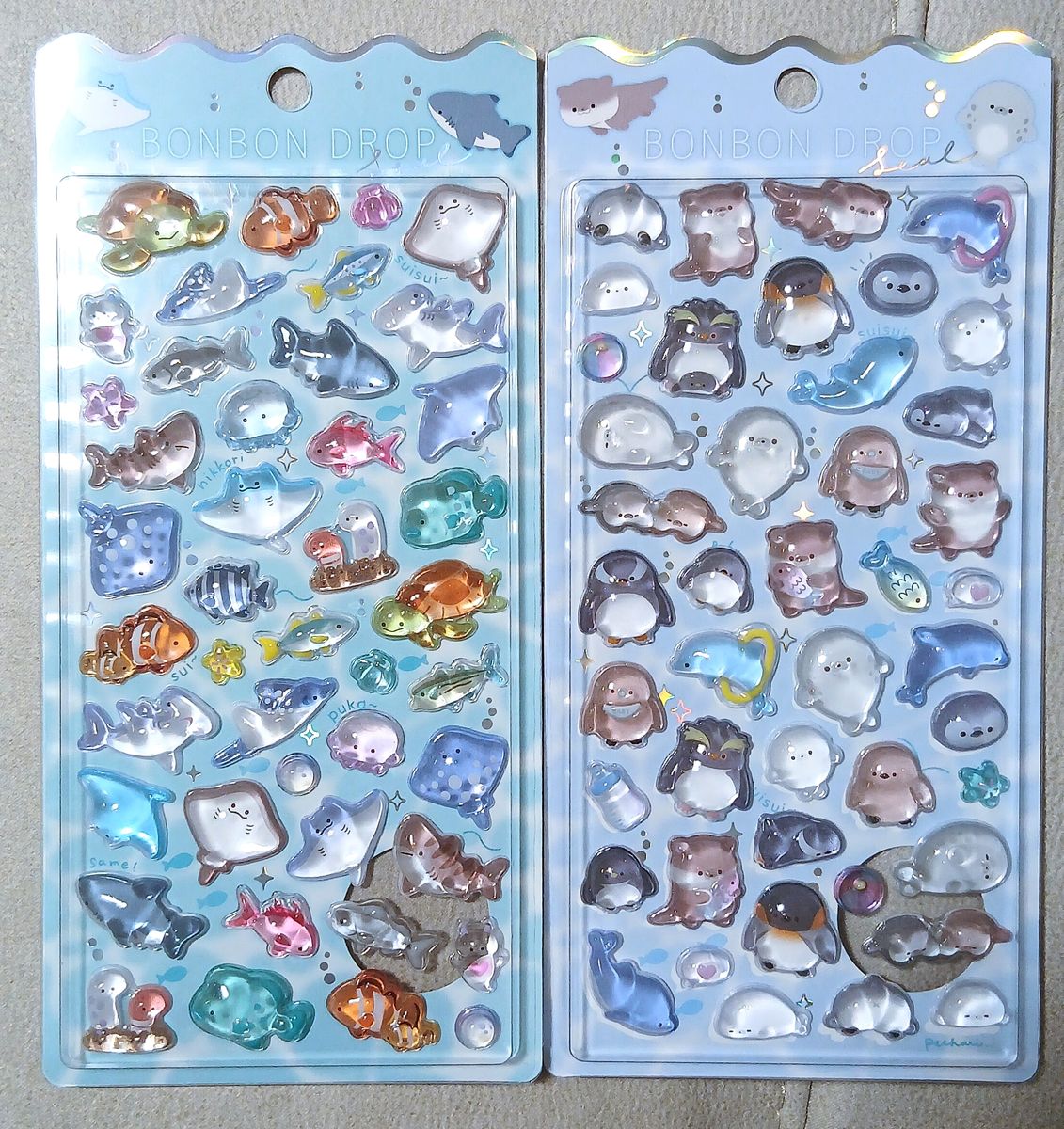 ボンボンドロップシール 水族館限定 海水魚 海獣｜Yahoo!フリマ（旧