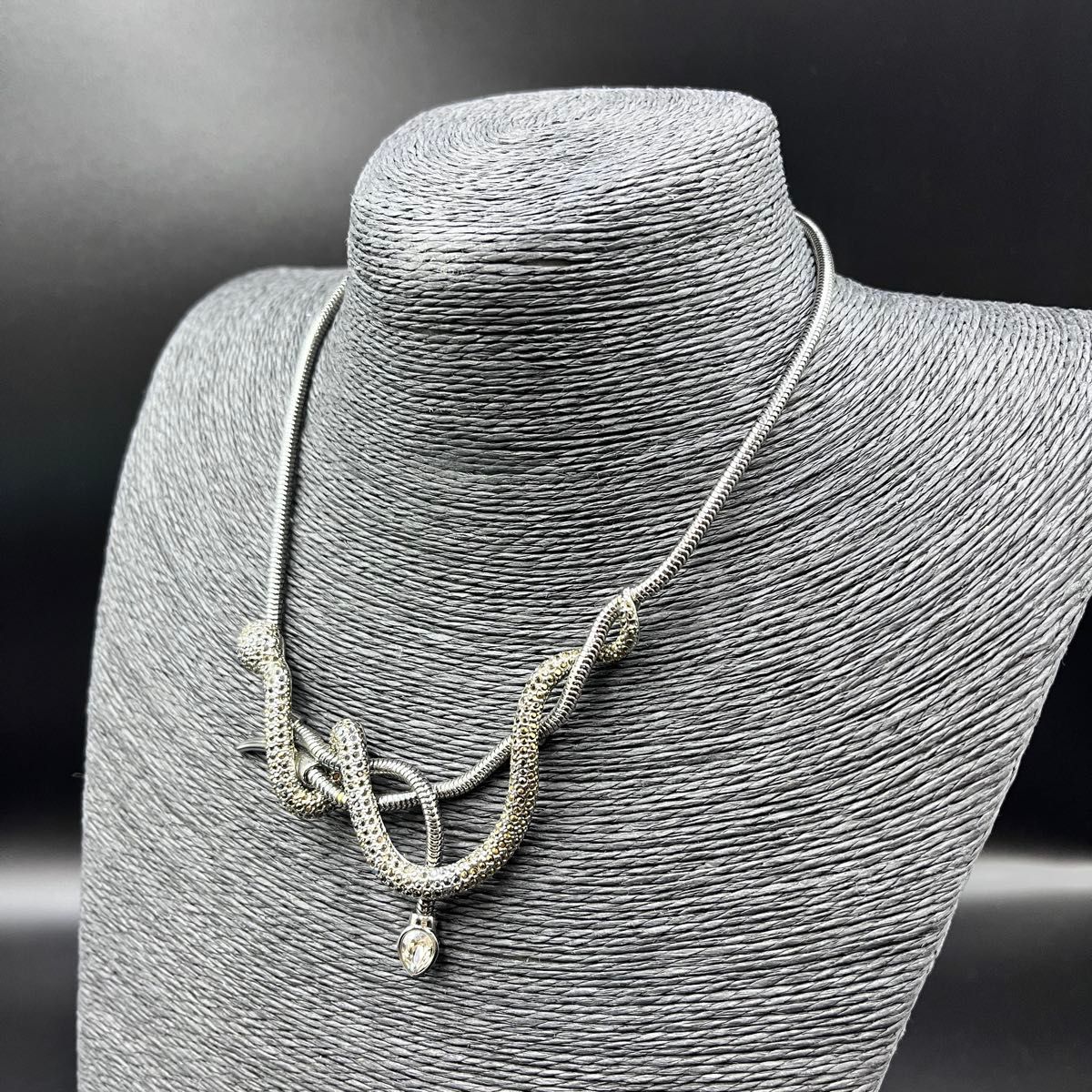 Swarovski スワロフスキー ネックレス チョーカー スネーク ヘビ 蛇