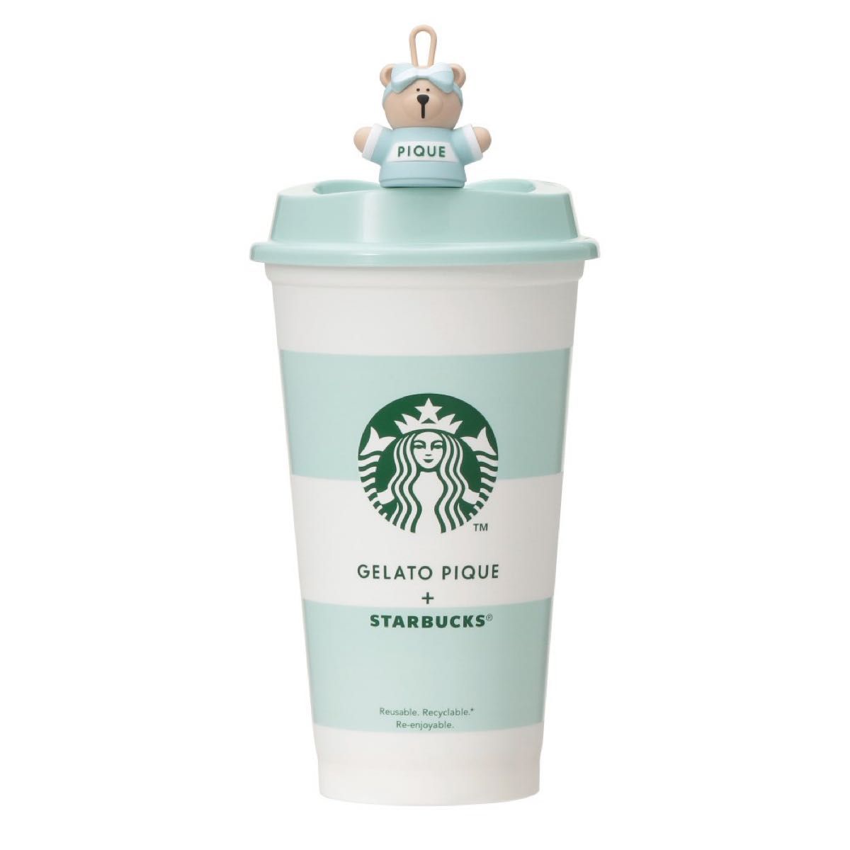 スターバックス ジェラピケ ジェラートピケ リッドカバーベアチャーム