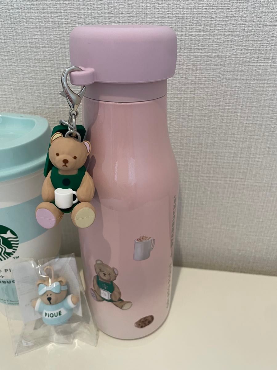 スターバックス ジェラピケ ジェラートピケ リッドカバーベアチャーム