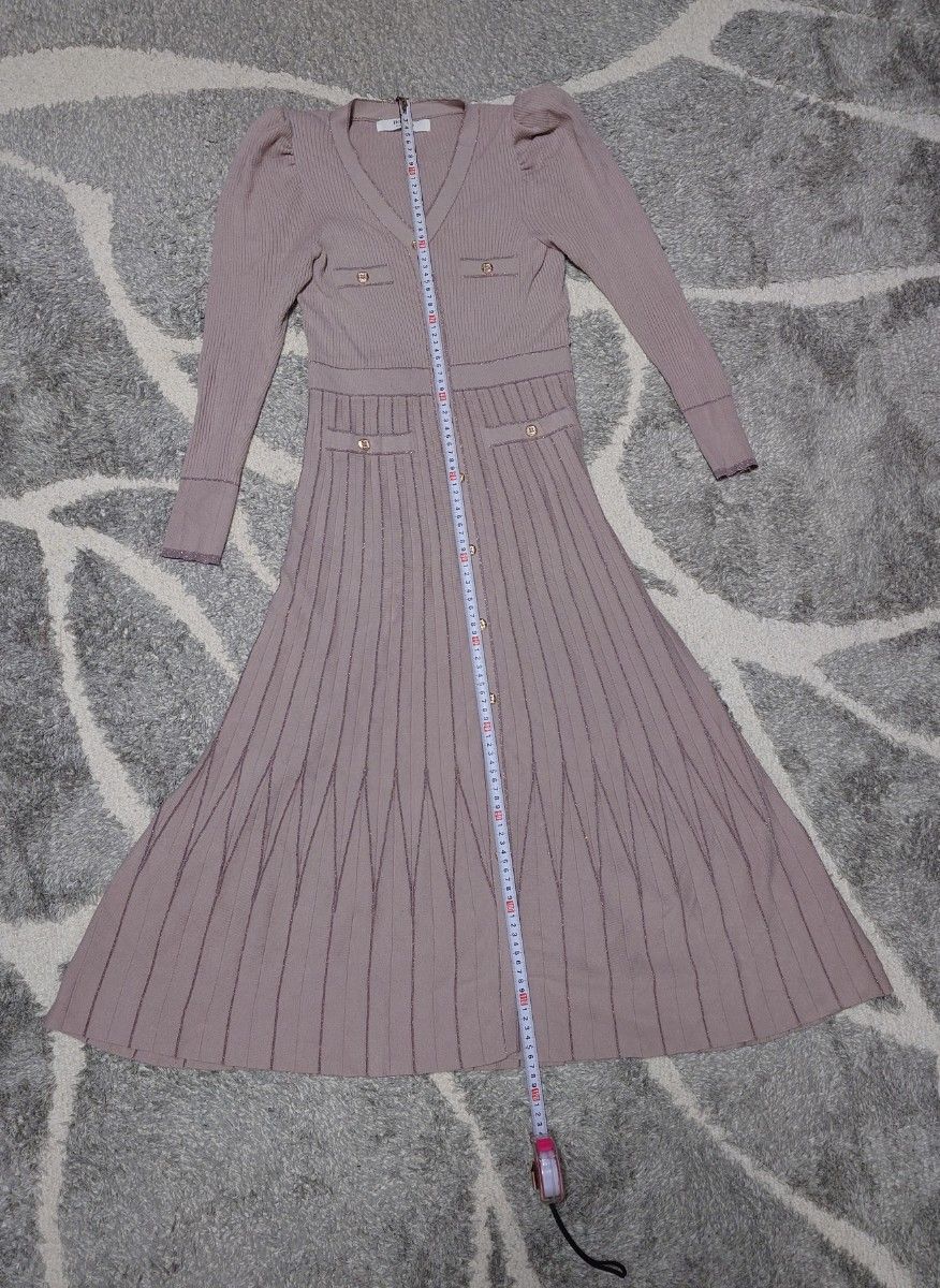 Suite Room Knit Long Dress Sサイズ herlipto 婚活ワンピ デート服