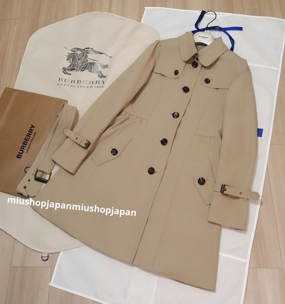 本物上質 M BURBERRY バーバリー トレンチコート ノバチェック