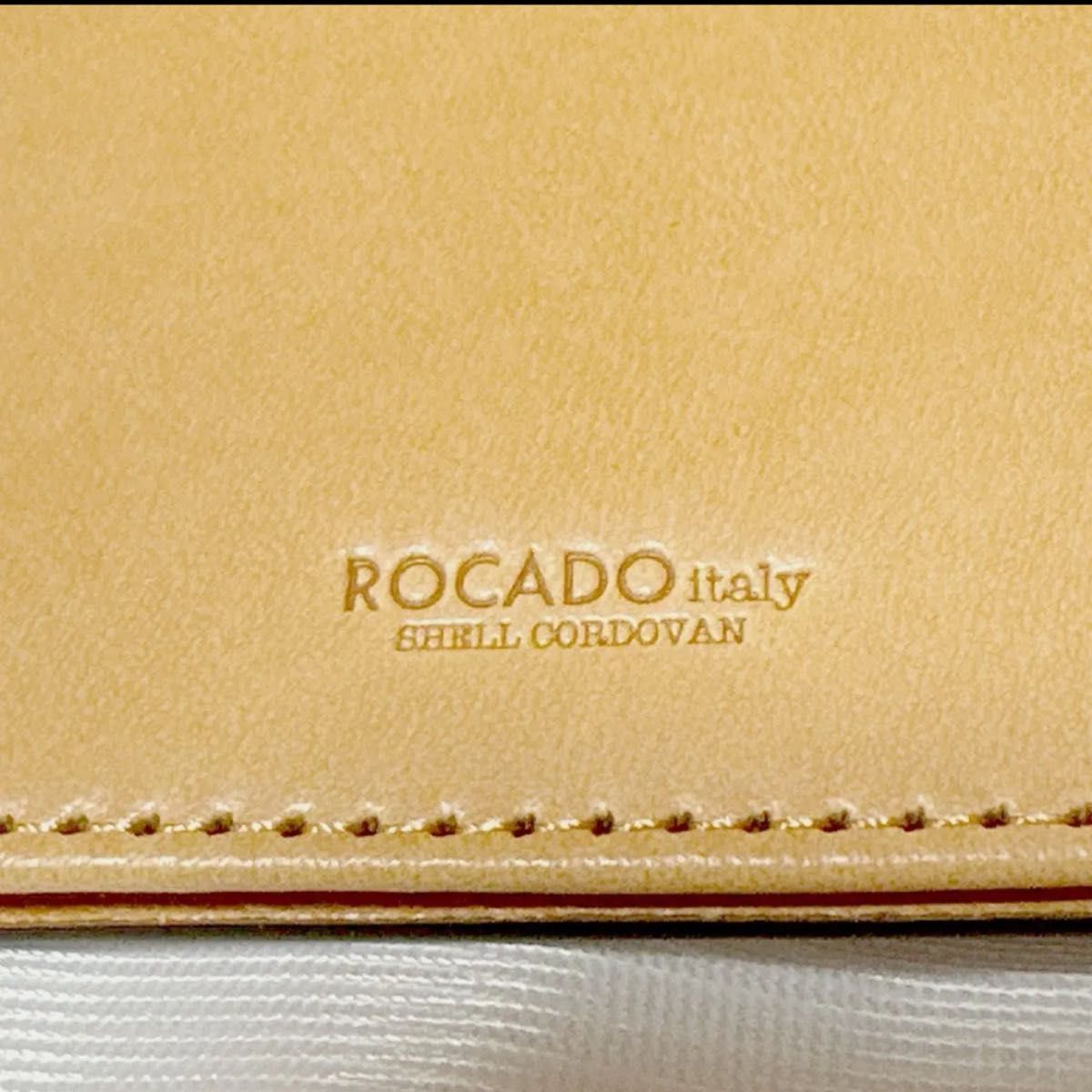 ROCADO社 シェルコードバン コンパクトウォレット ネイビー 未使用品