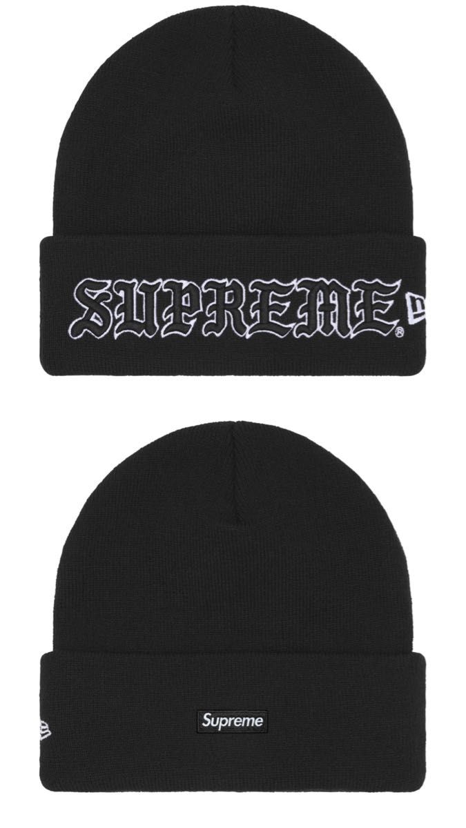supreme New Era Old English Beanie ニューエラオールド
