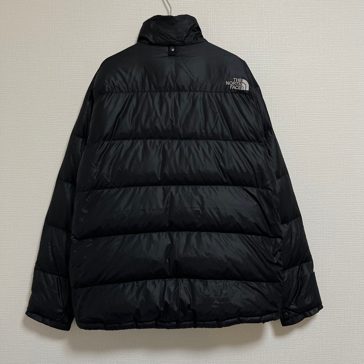 THE NORTH FACE ダウンジャケット メンズL 黒 600フィル 刺繍ロゴ
