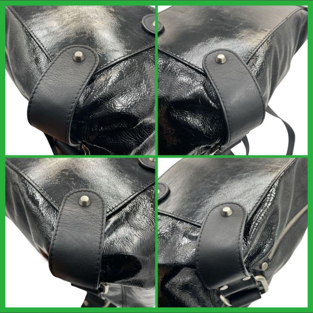 archive bag shoulder 00s y2k ANAYI A4 レザー ショルダーバッグ