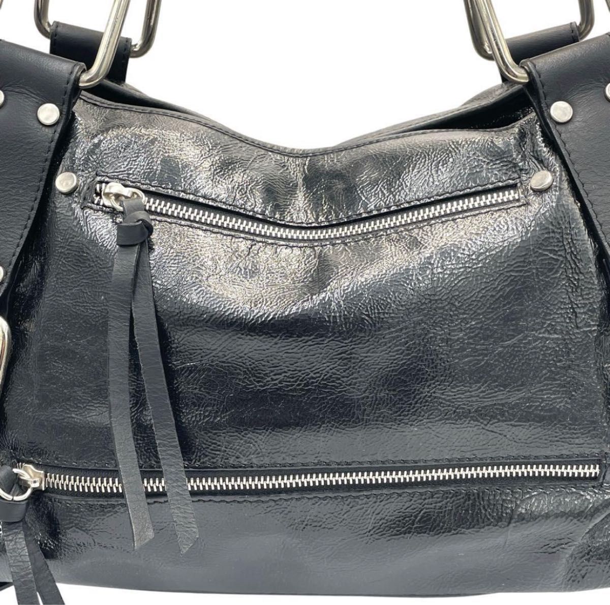 archive bag shoulder 00s y2k ANAYI A4 レザー ショルダーバッグ