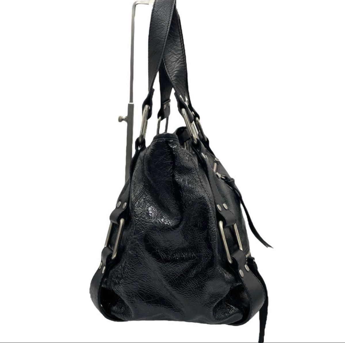 archive bag shoulder 00s y2k ANAYI A4 レザー ショルダーバッグ