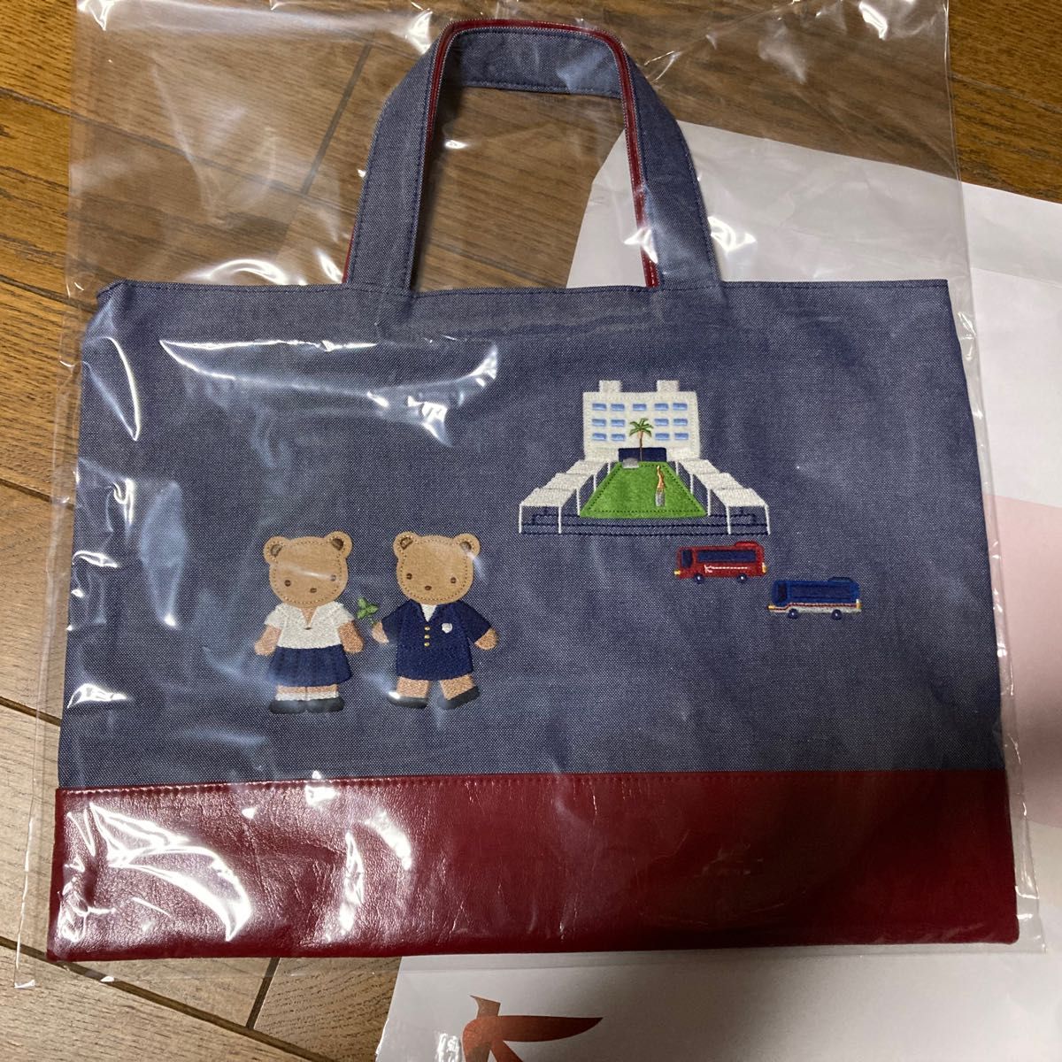 非売品・限定】南女 甲南女子×ファミリア コラボ デニムバッグ