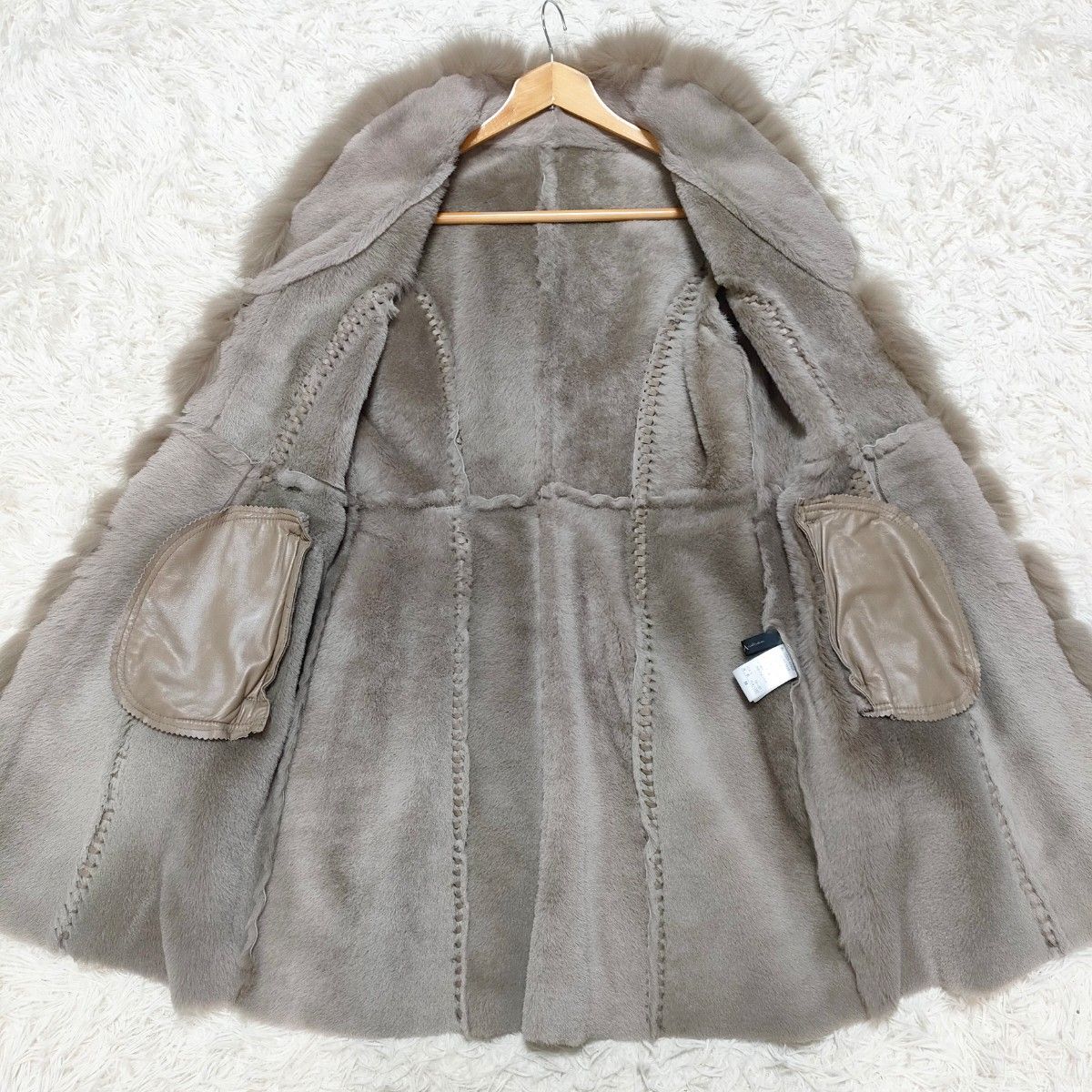美品】 DAMA collection ダーマコレクション ムートンコート