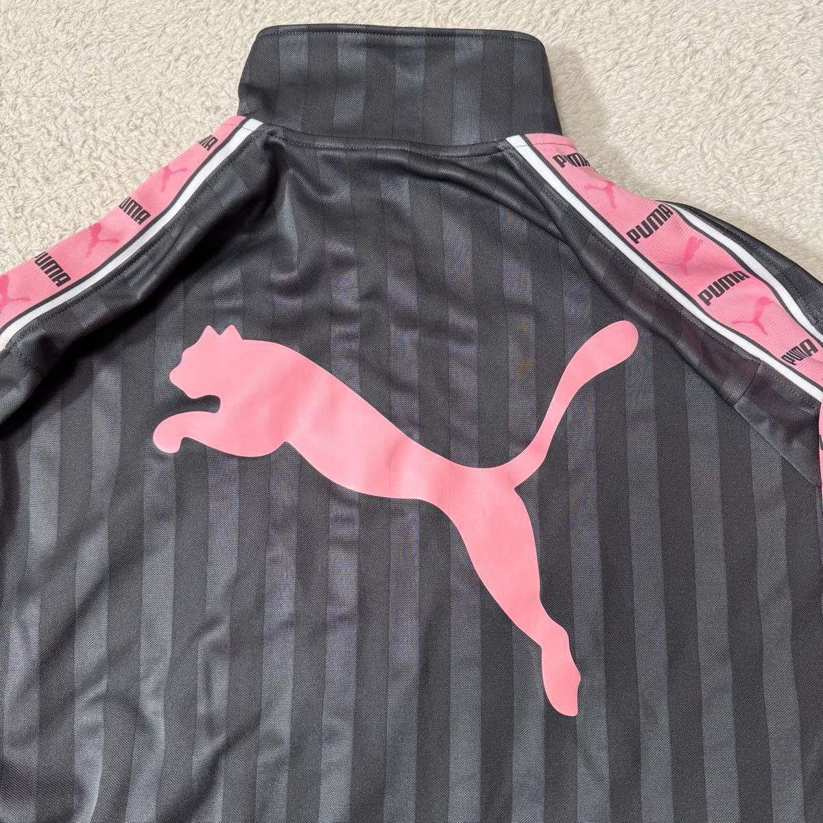 美品】y2k PUMA プーマ ビッグロゴ セットアップ ジャージ 上下 ピンク