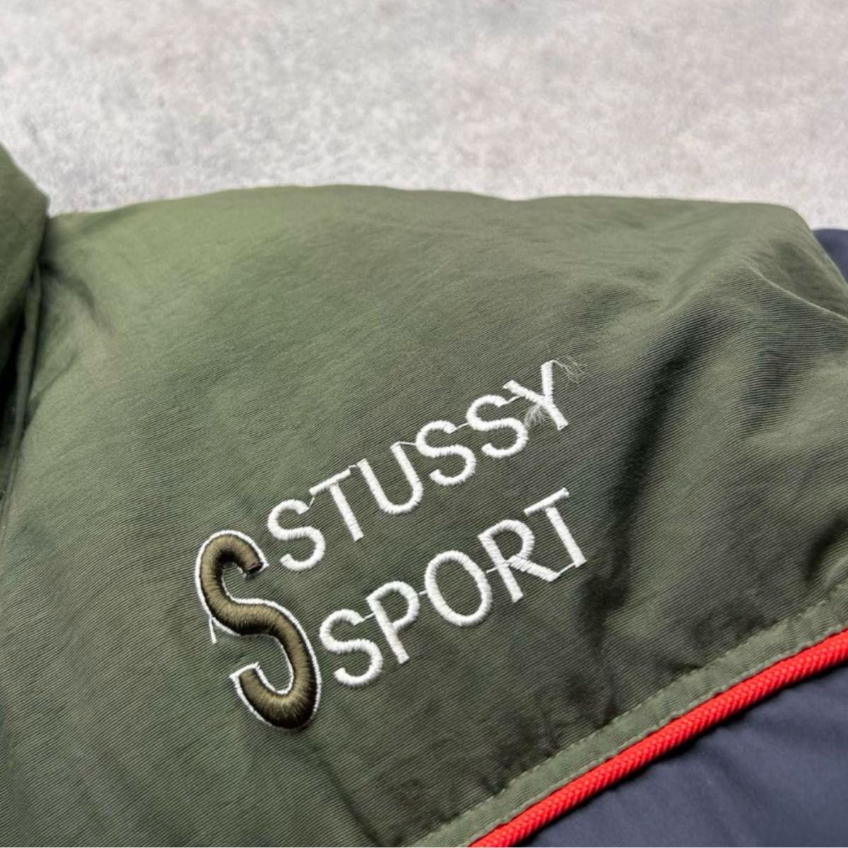 希少 90s vintage OLD STUSSY オールド ステューシー 刺繍ロゴ 肉厚
