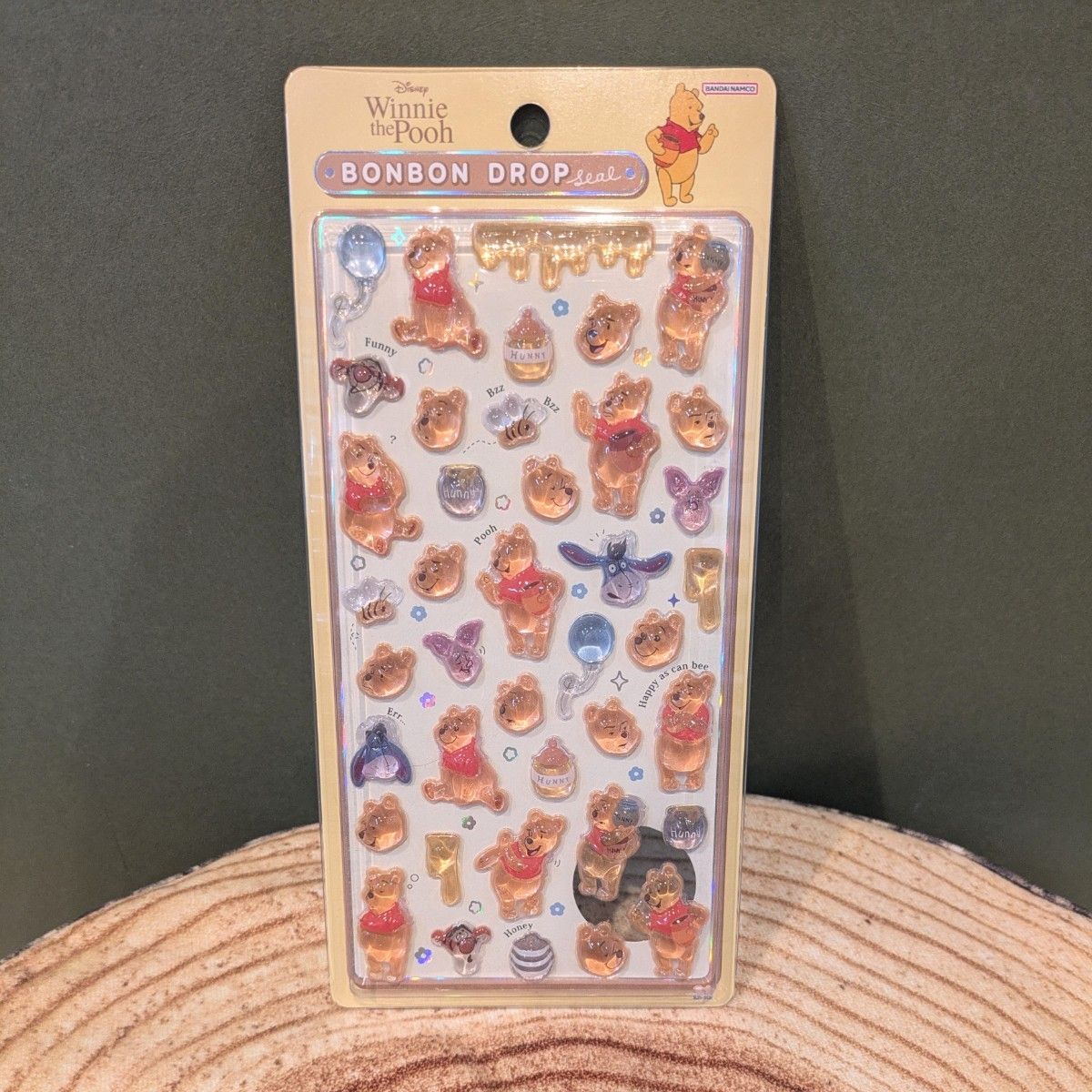 正規品 ボンボンドロップシール ディズニープリンセス くまのプーさん