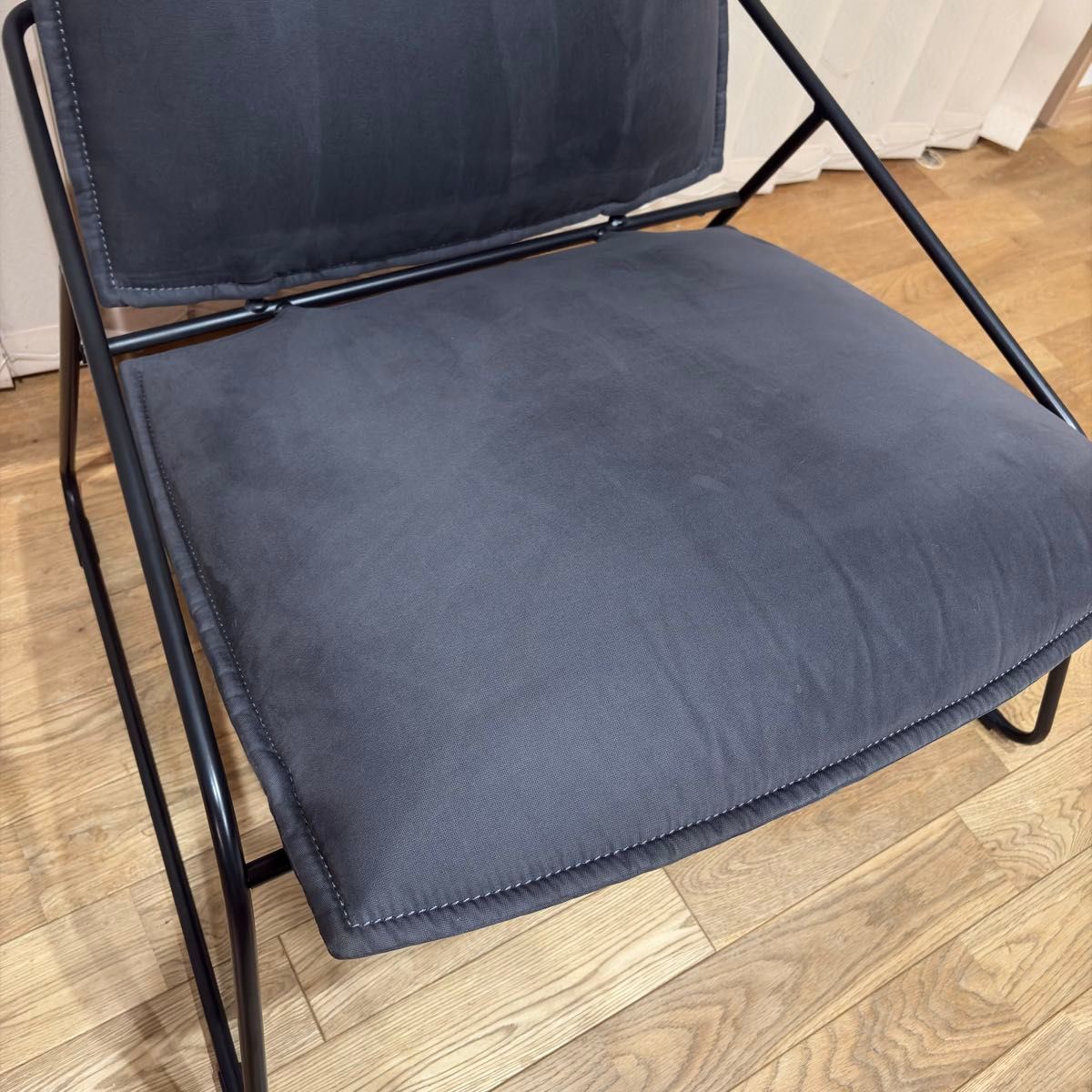 廃盤】IKEA イケア VILLSTAD チェア シングルソファ 限定品 1人掛け 黒