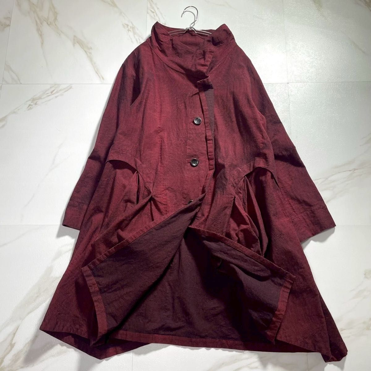 美品 センソユニコ慈雨 コート レッド｜Yahoo!フリマ（旧PayPayフリマ）