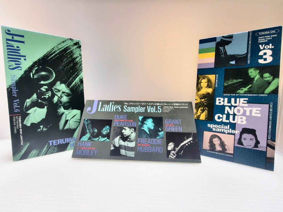 J-Ladies Sampler 【Vol 5】【Vol 6 】【BLUE NOTE CLUB】8cmCD 3枚