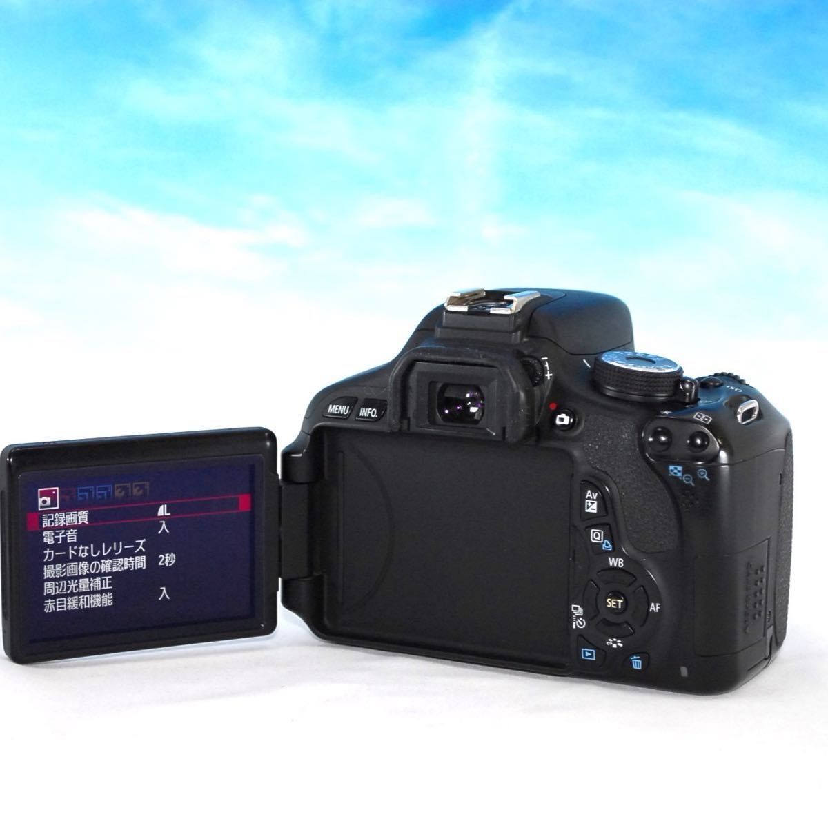 Canon EOS Kiss X5初心者おすすめSDカード付きスマホ転送 OK レンズ