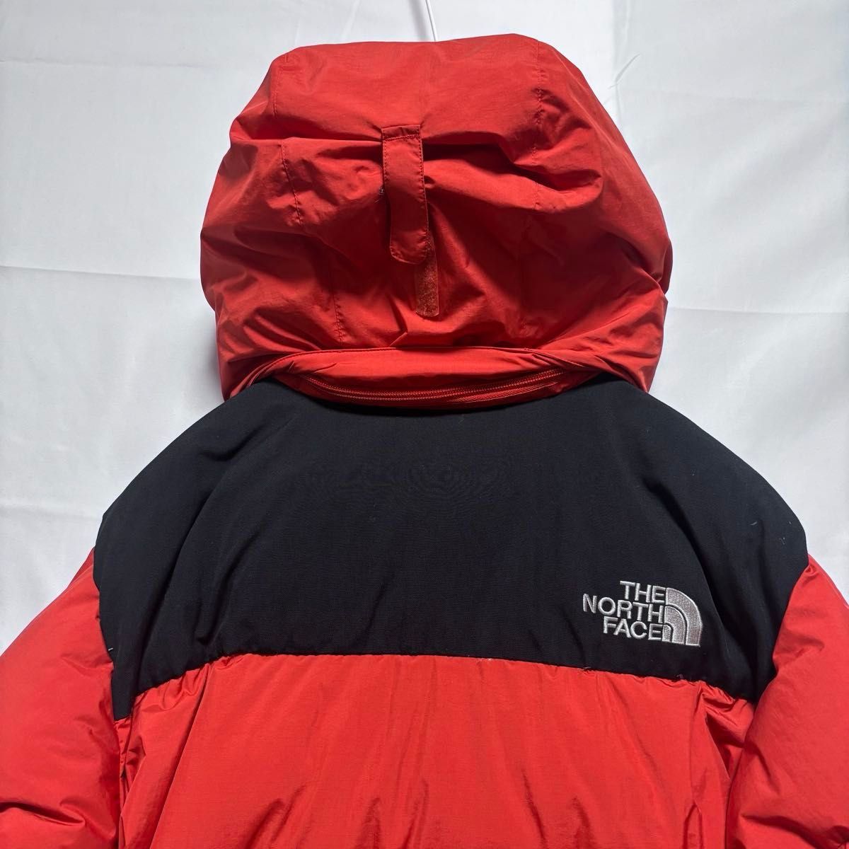 THE NORTH FACE 700フィル ダウンジャケット L レッド ブラック ASGARD