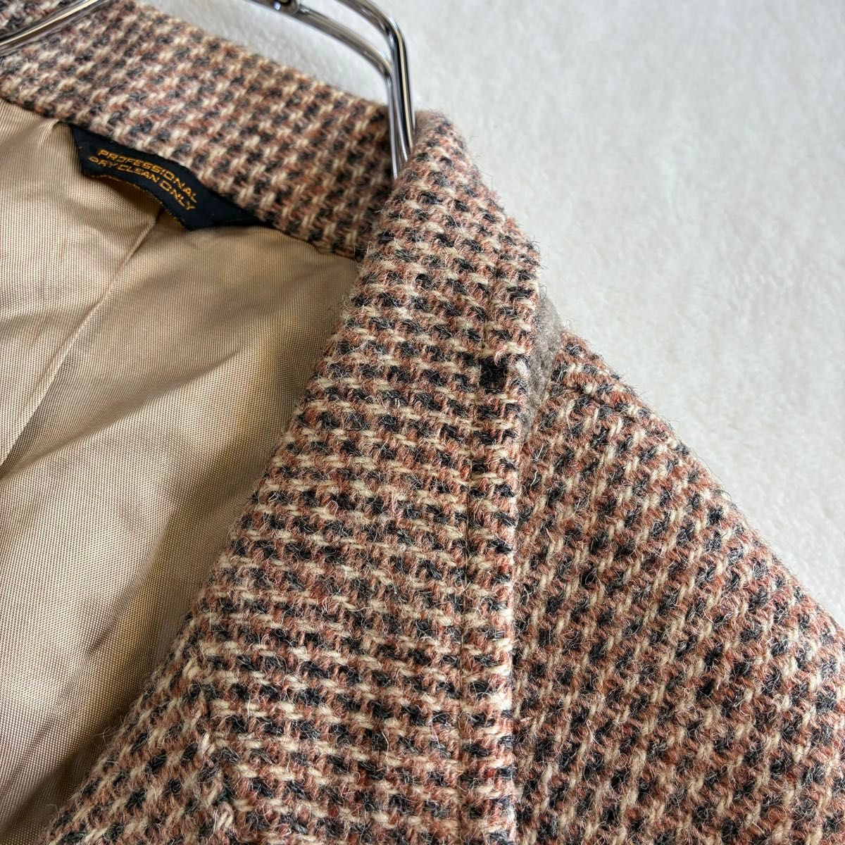 Harris Tweed ハリスツイード テーラードジャケット 胡桃ボタン M-L位