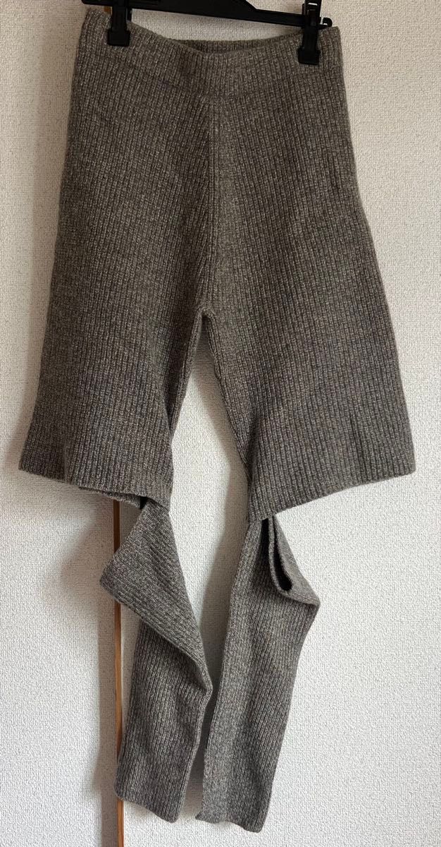 FUMIE TANAKA（フミエタナカ）/ slit rib knit pants サイズ2｜Yahoo
