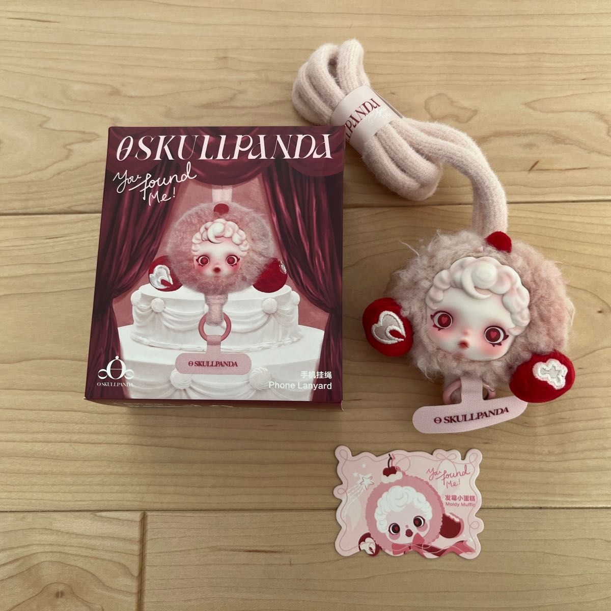 正規品 スカルパンダ SKULLPANDA スマホストラップ Moldy Muffin