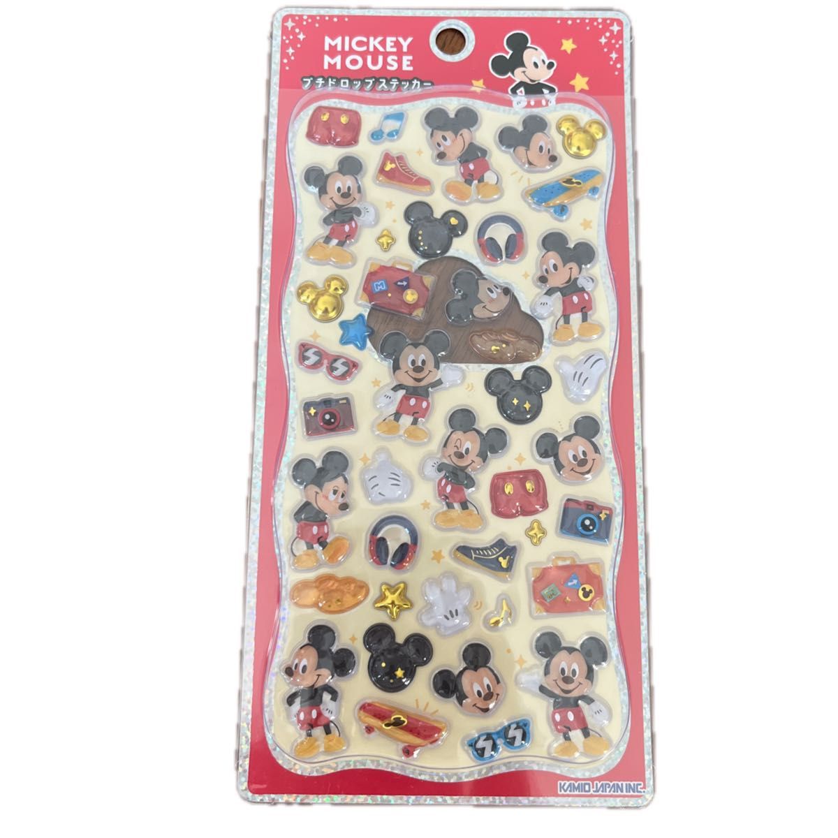 ミッキーマウス ミッキー ボンボンドロップ プチドロップステッカー