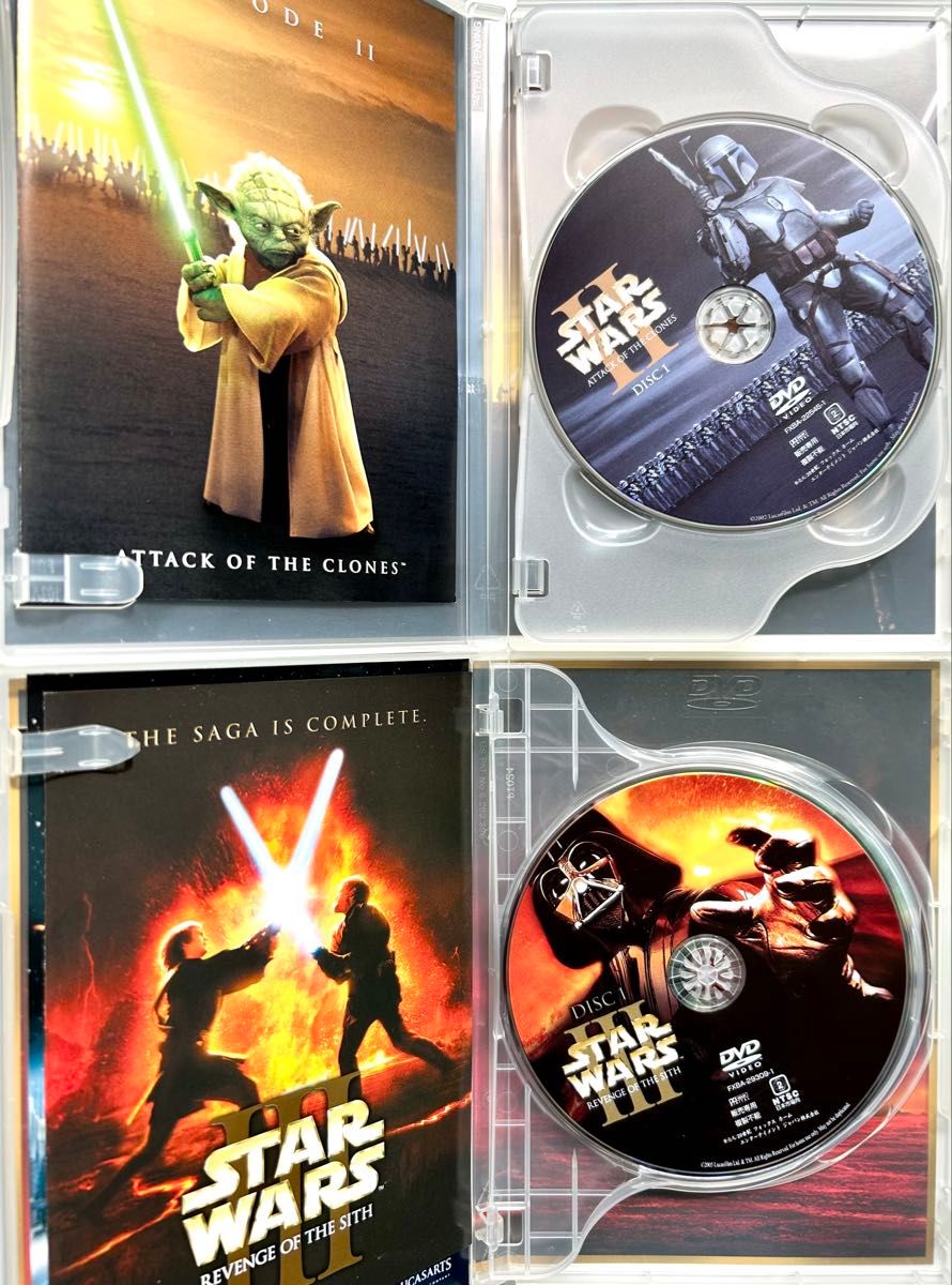 STAR WARS スター・ウォーズ DVD 3巻セット 《エピソード Ⅰ〜Ⅲ