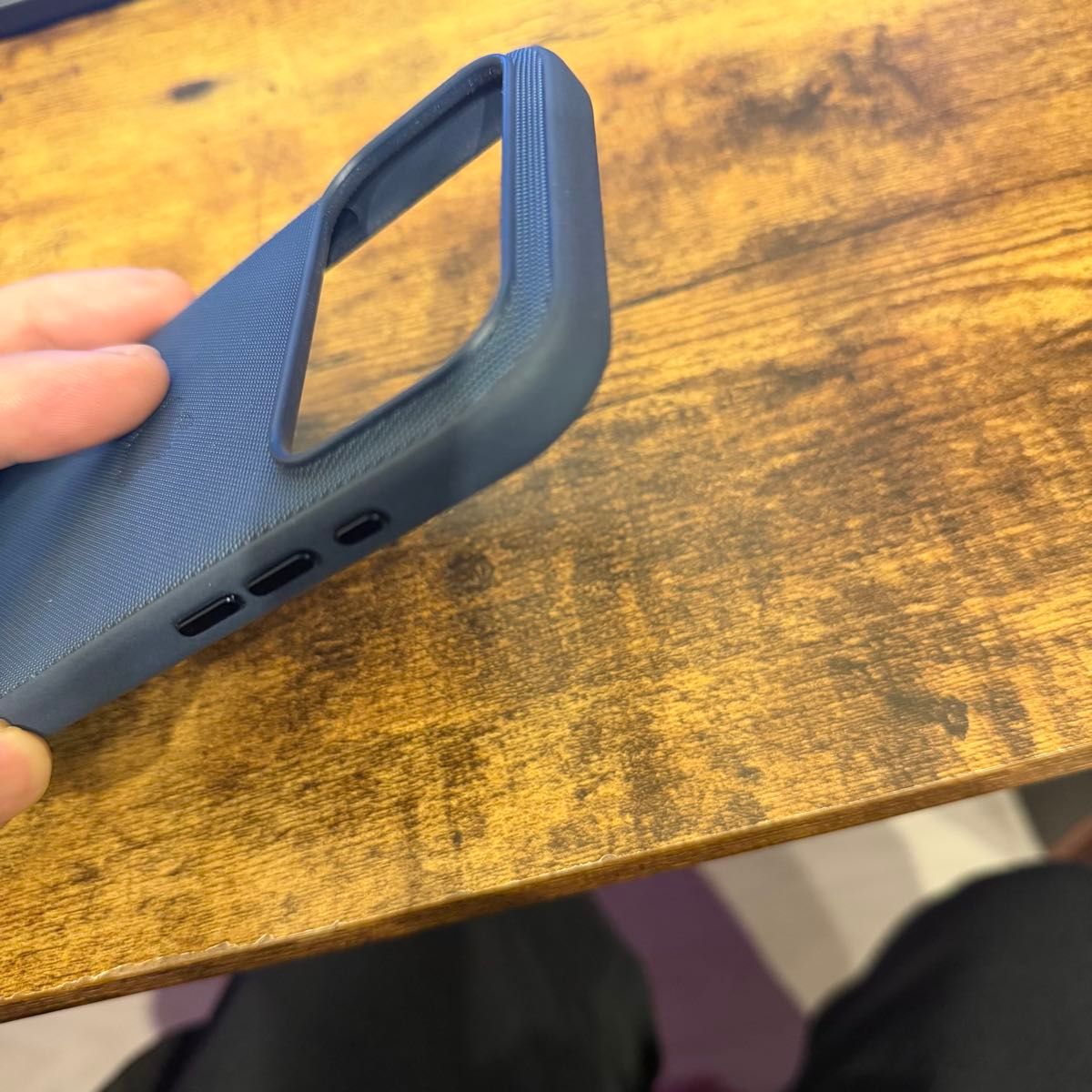 iPhone 17 Pro Max TechWoven Case ネイビー 純正｜Yahoo!フリマ（旧