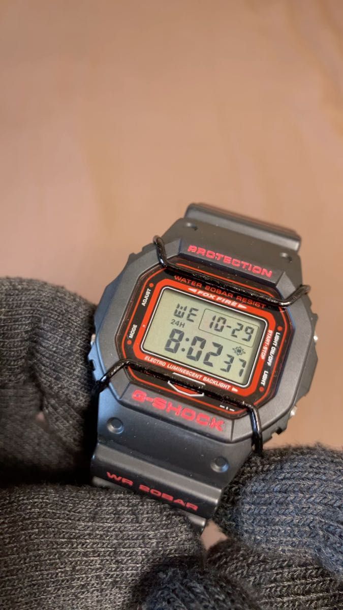 新品 CASIO G-SHOCK NANODWN-5600-1JR リングウォッチ 黒 ブラック