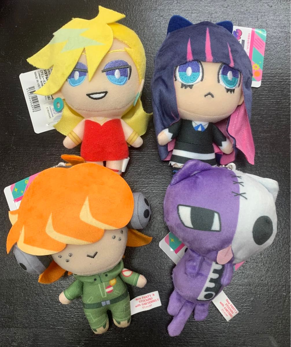 パンティ＆ストッキング ちまっとさん ぬいぐるみ 4種 セット｜Yahoo