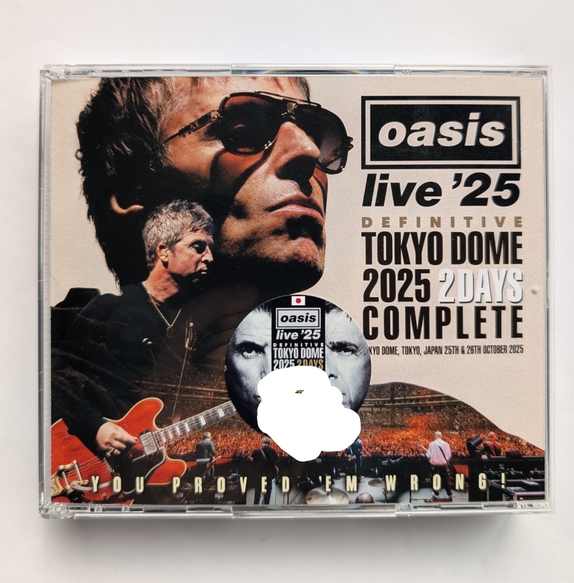 Yahoo!オークション - oasis Definitive Tokyo Dome 2025 2Days Comple