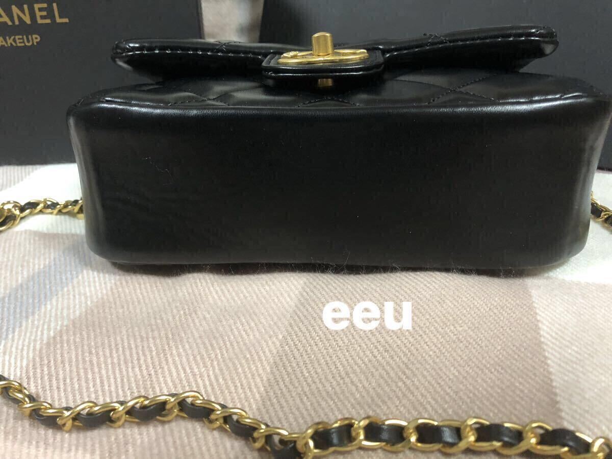 CHANEL シャネル ノベルティ ショルダーバッグ ハートチェーン