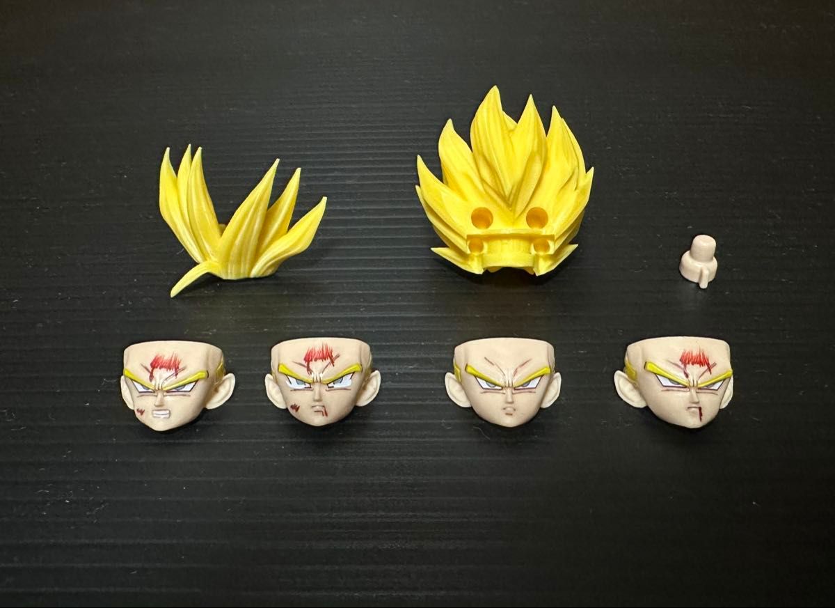 カスタムヘッド】S H Figuarts 孫悟飯 スーパーサイヤ人2 フィギュ